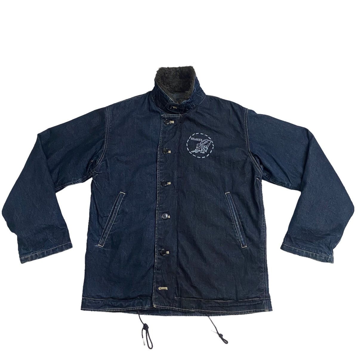 Buzz Rickson's × Toyo Enterprises United Carr By Buzz Rickson Toyo Deck N-1 Denim Jacket Size US M / EU 48-50 / 2 - 5 Thumbnail