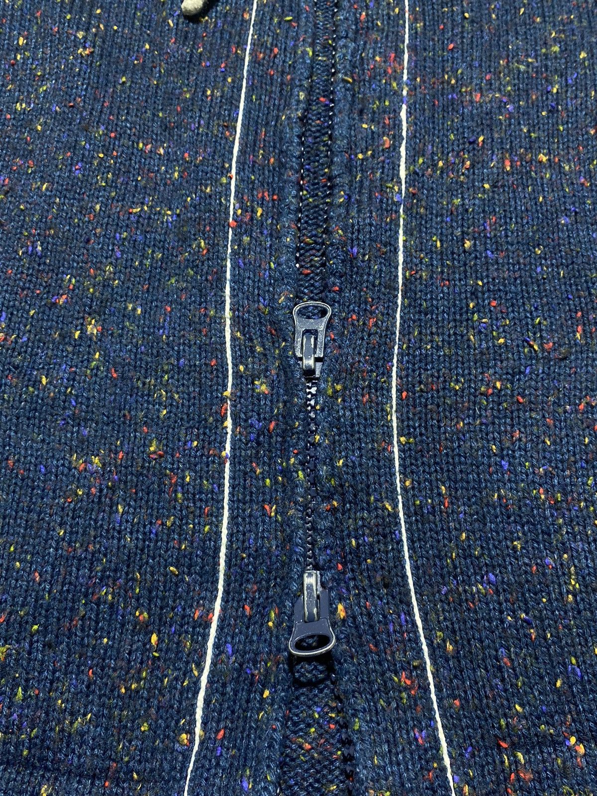 Giorgio Armani × Vintage Vintage 90 Armani Jeans wool zip hoodie made in Italy size M Size US M / EU 48-50 / 2 - 4 Thumbnail