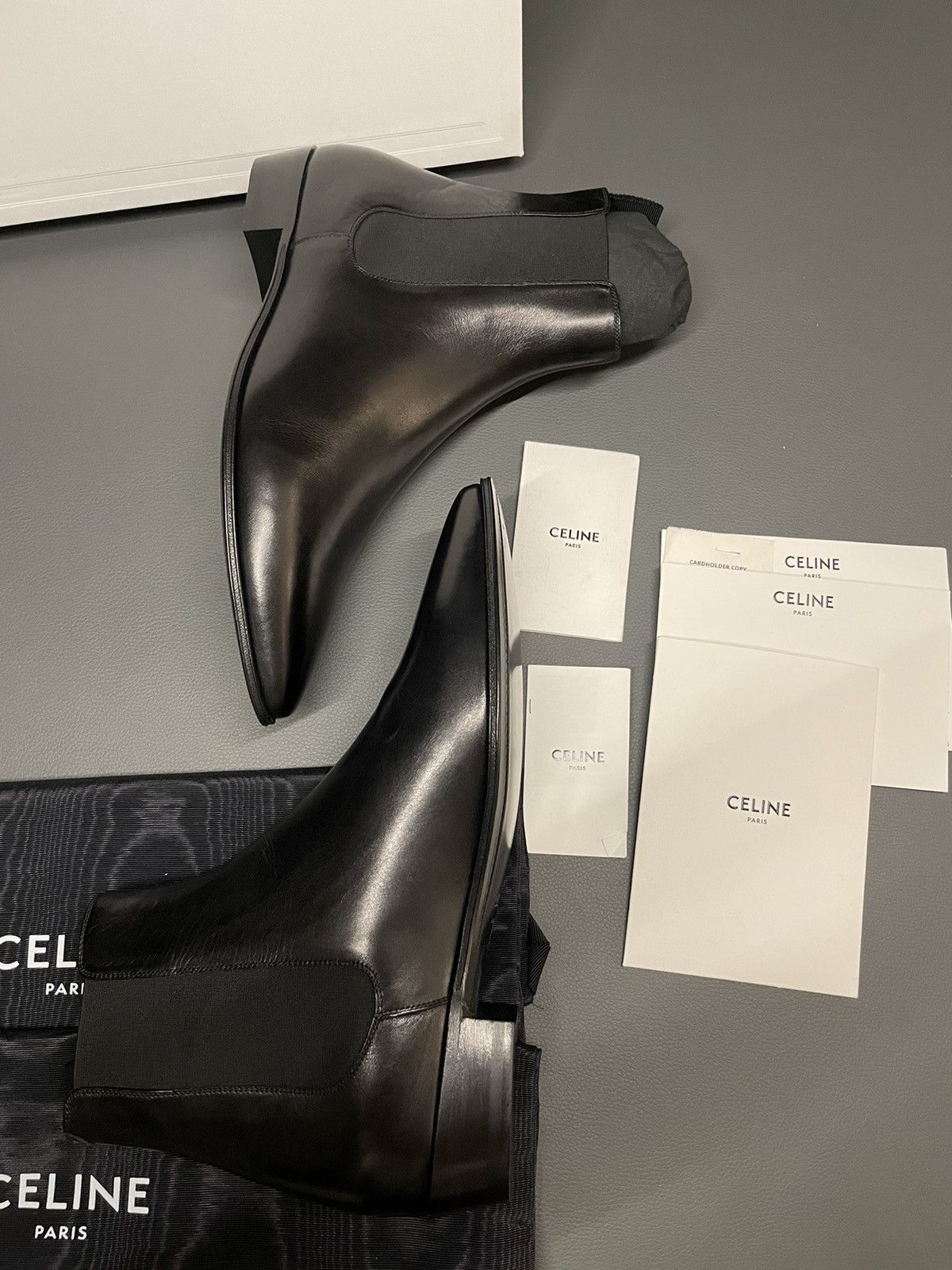 Celine × Hedi Slimane Super Runway Brand NEW Celine by Hedi Slimane Boots Size US 8 / EU 41 - 14 Thumbnail
