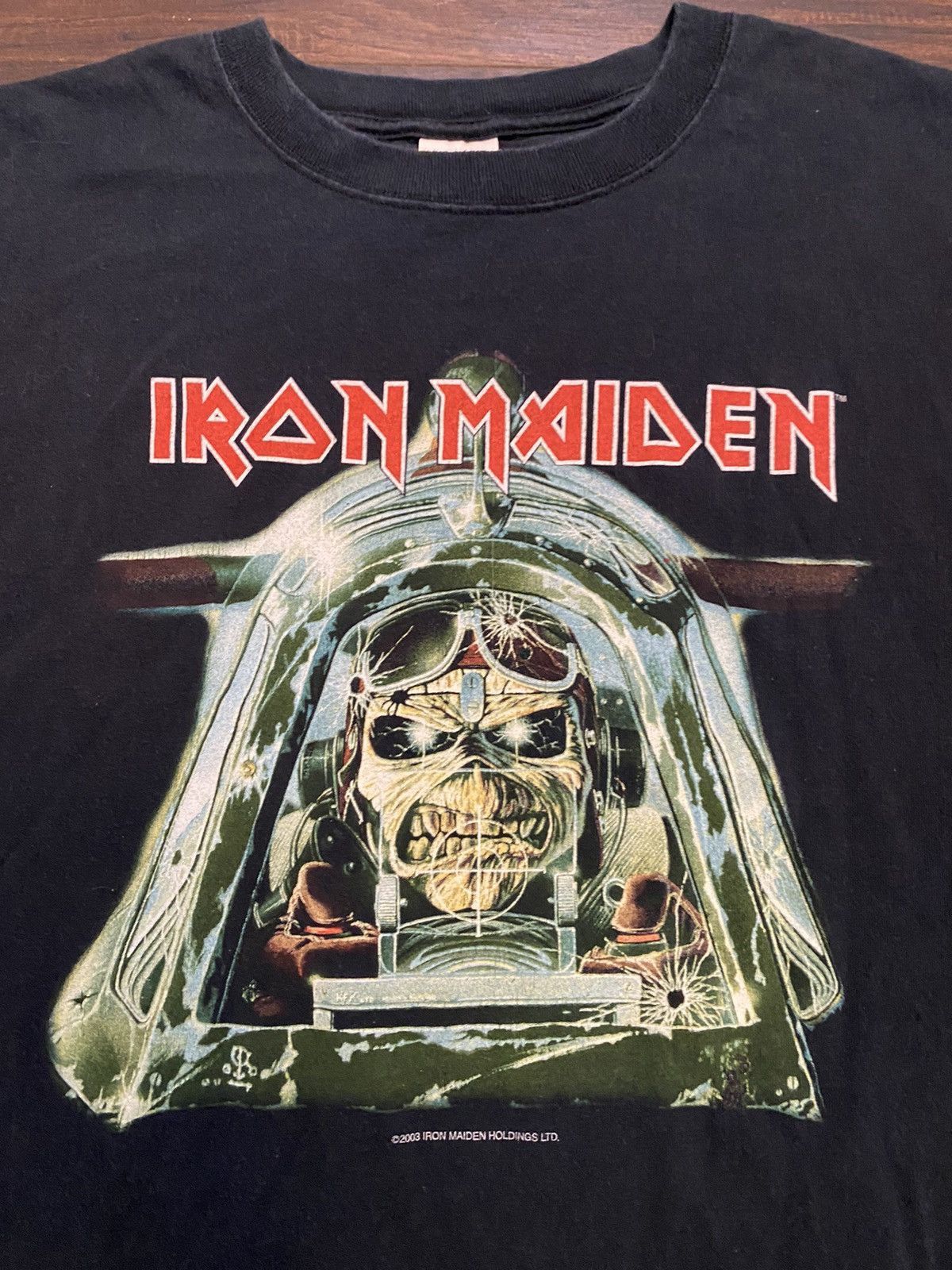 Vintage 2003 Iron Maiden Give Me Ed Till I’m Dead Shirt