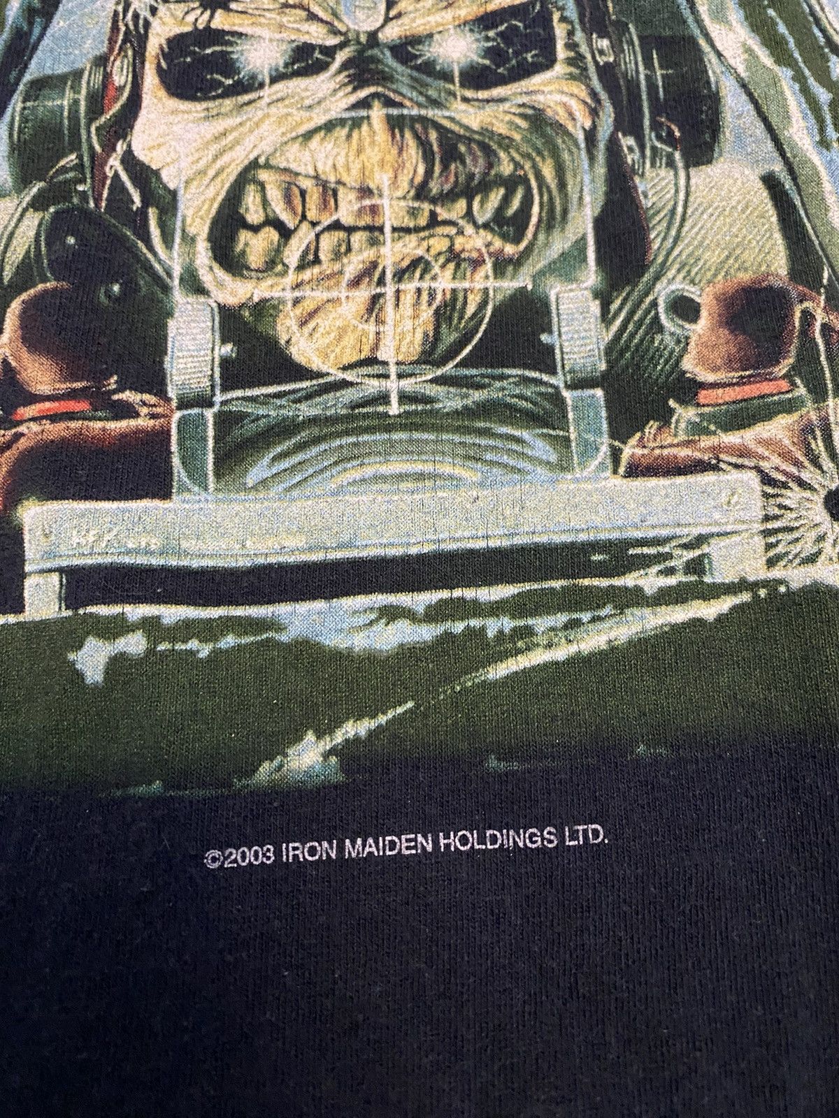 Vintage 2003 Iron Maiden Give Me Ed Till I’m Dead Shirt