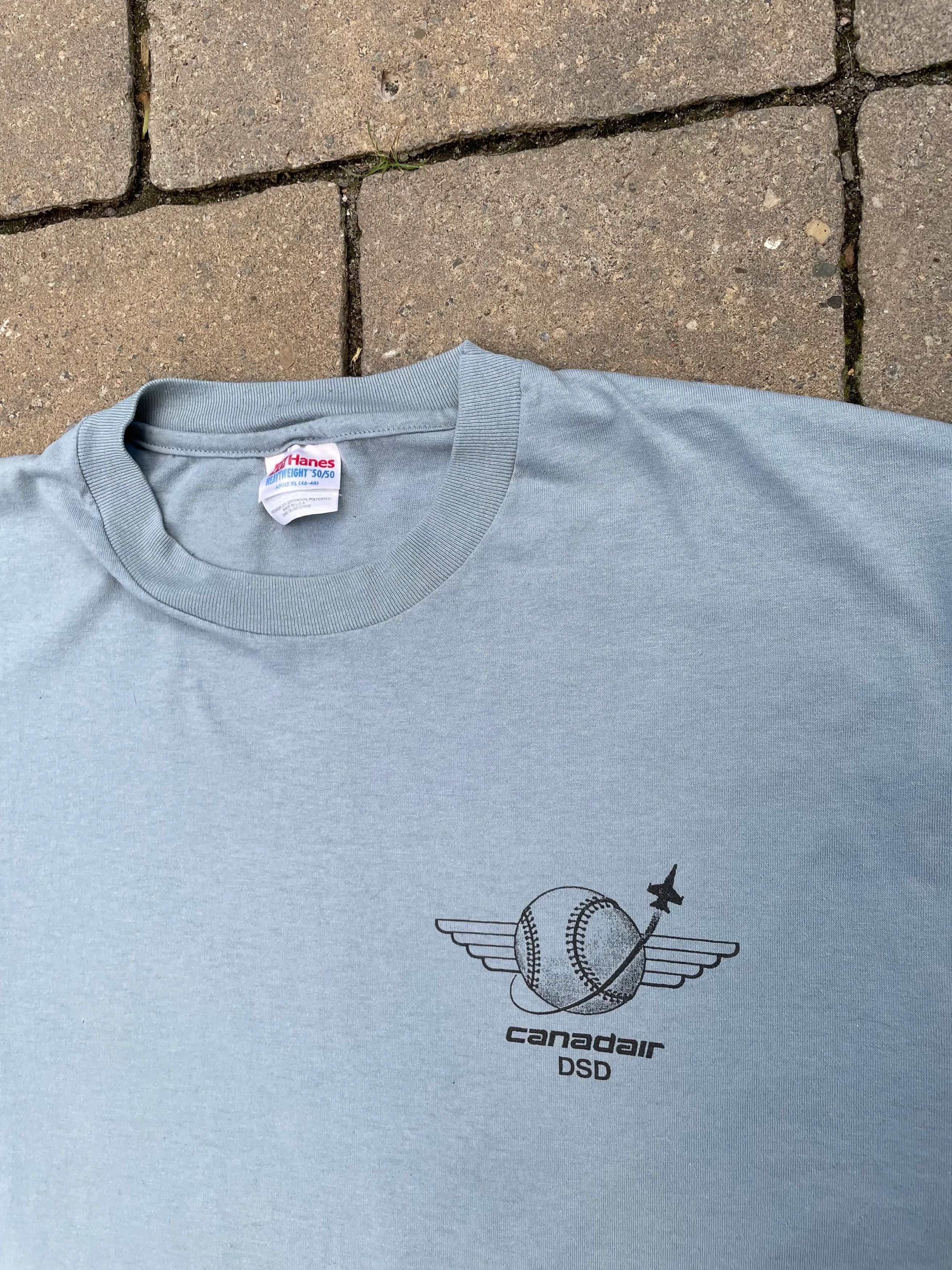 Vintage Single Stitch "Canadair" Tee Size US XL / EU 56 / 4 - 2 Thumbnail