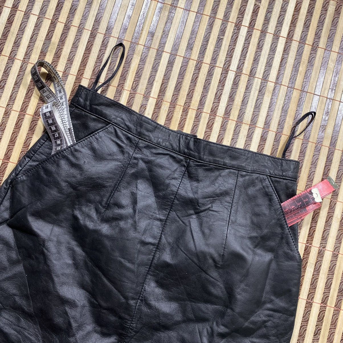 Genuine Leather Women Genuine Leather Midi Skirt Size 26" / US 2 / IT 38 - 4 Thumbnail