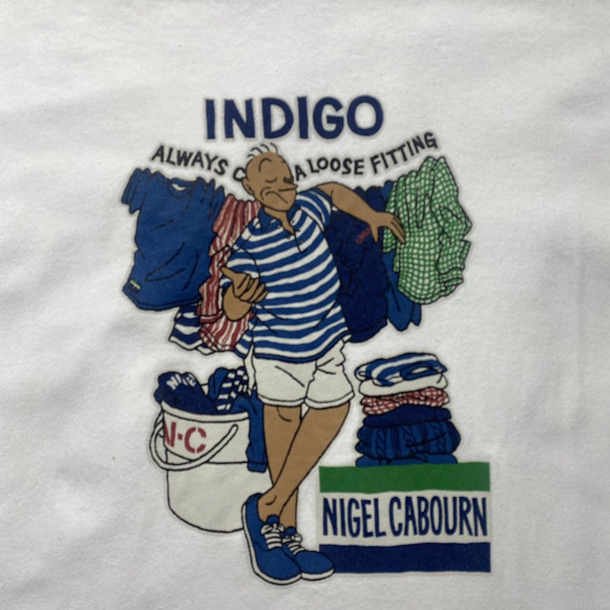 Nigel Cabourn Nigel Carbourn Vintage Us Navy Cartoon Edition tee Size US M / EU 48-50 / 2 - 3 Thumbnail