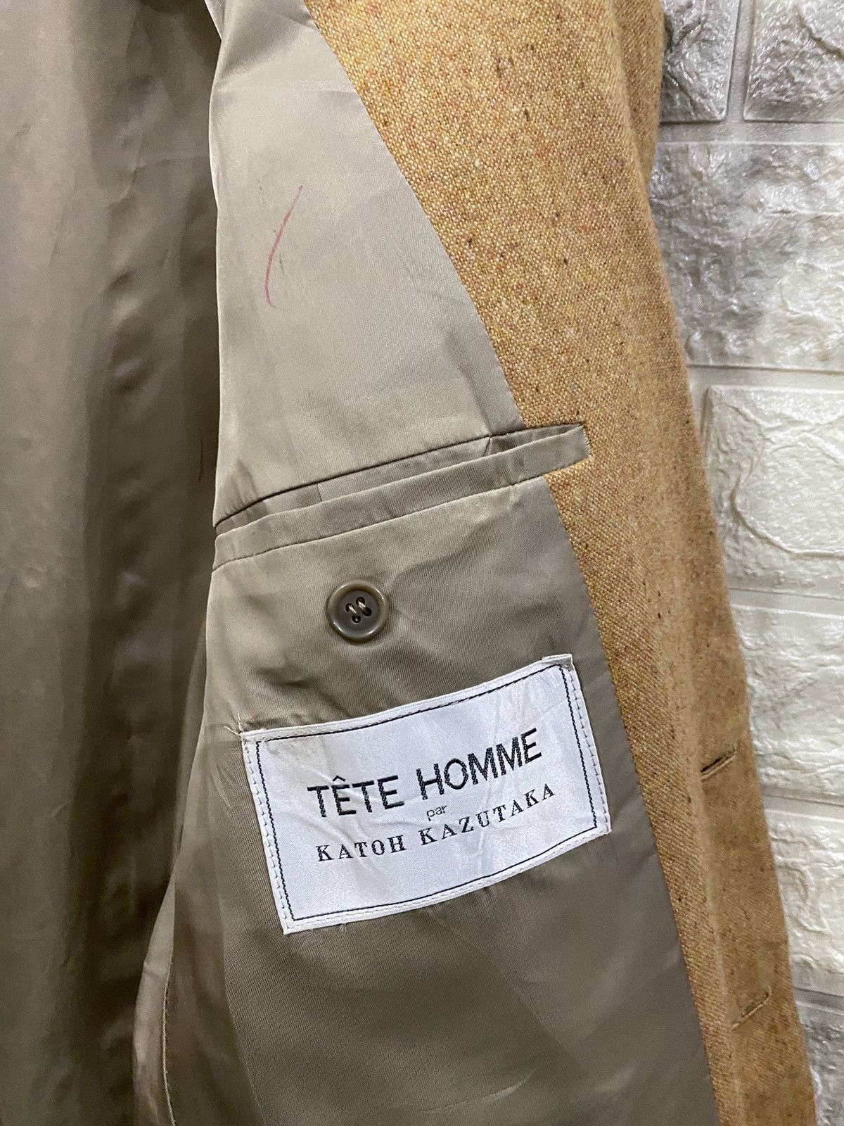 Tete Homme by Katoh Kazutaka Wool Jacket