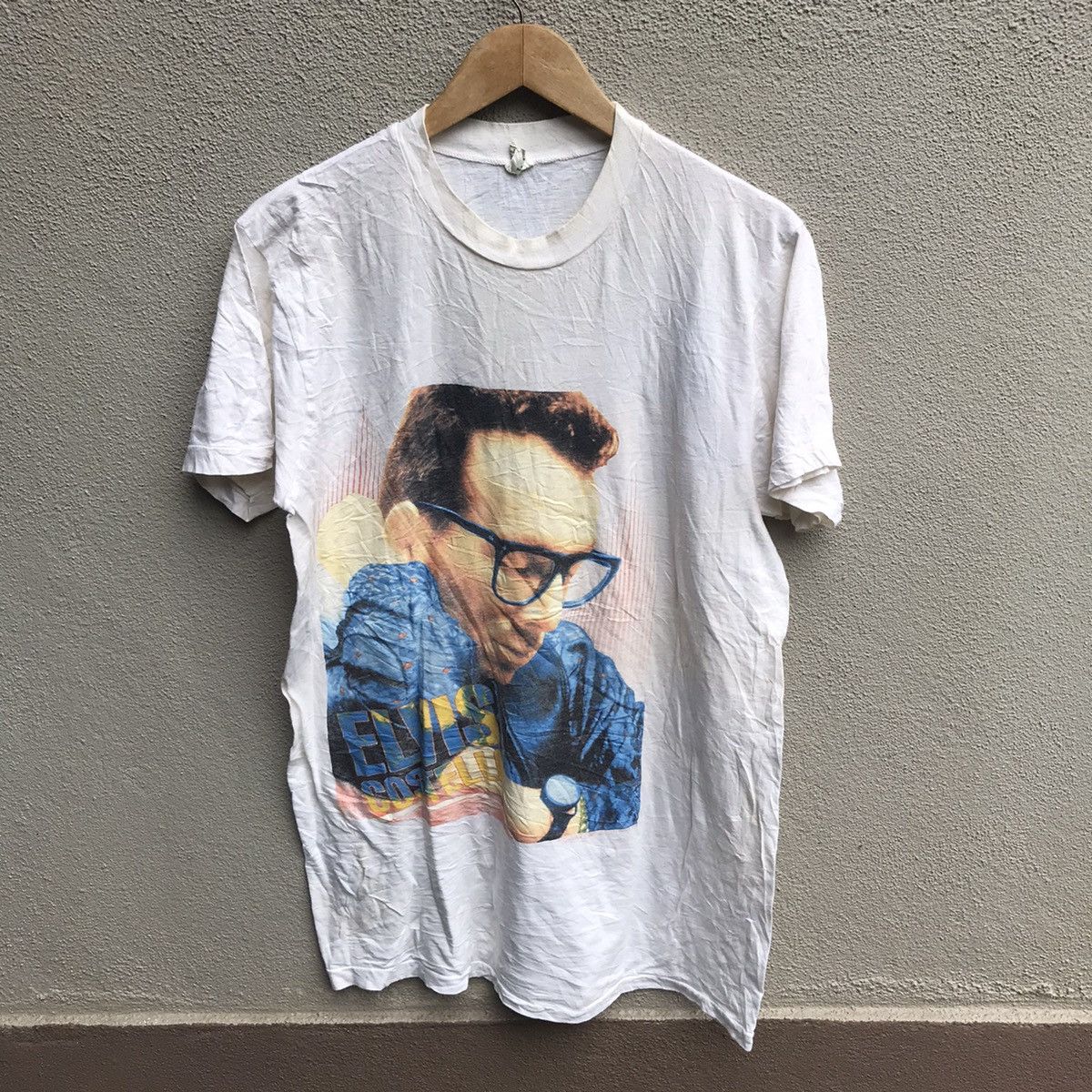 Vintage 80s ELVIS CASTELLO tour tee