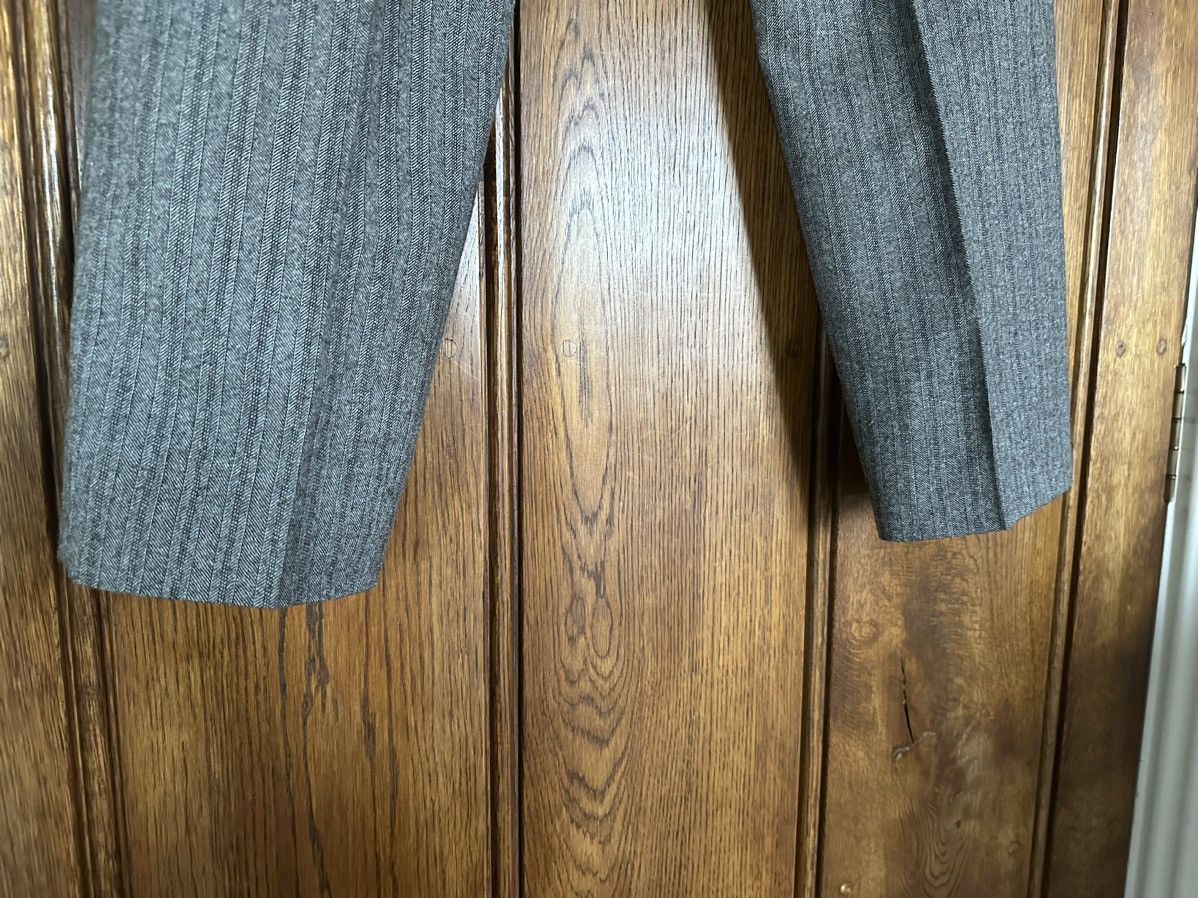 Saint Laurent Paris FW18 Saint Laurent houndstooth pinstripe grey trousers BNWOT Size 38R - 21 Thumbnail