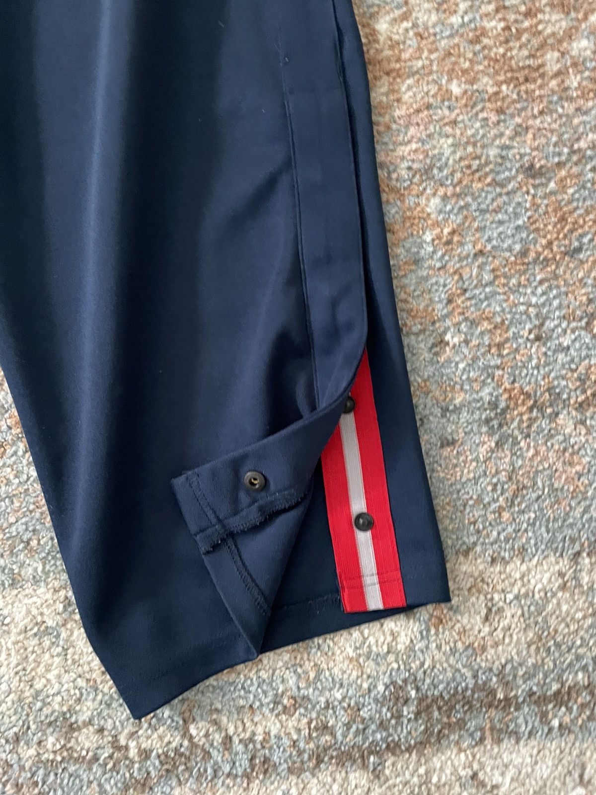 NBA × Nike × Vintage VTG Nike 2004 New Jersey Nets Sweatpants Breakaway Rare Size US 32 / EU 48 - 2 Thumbnail