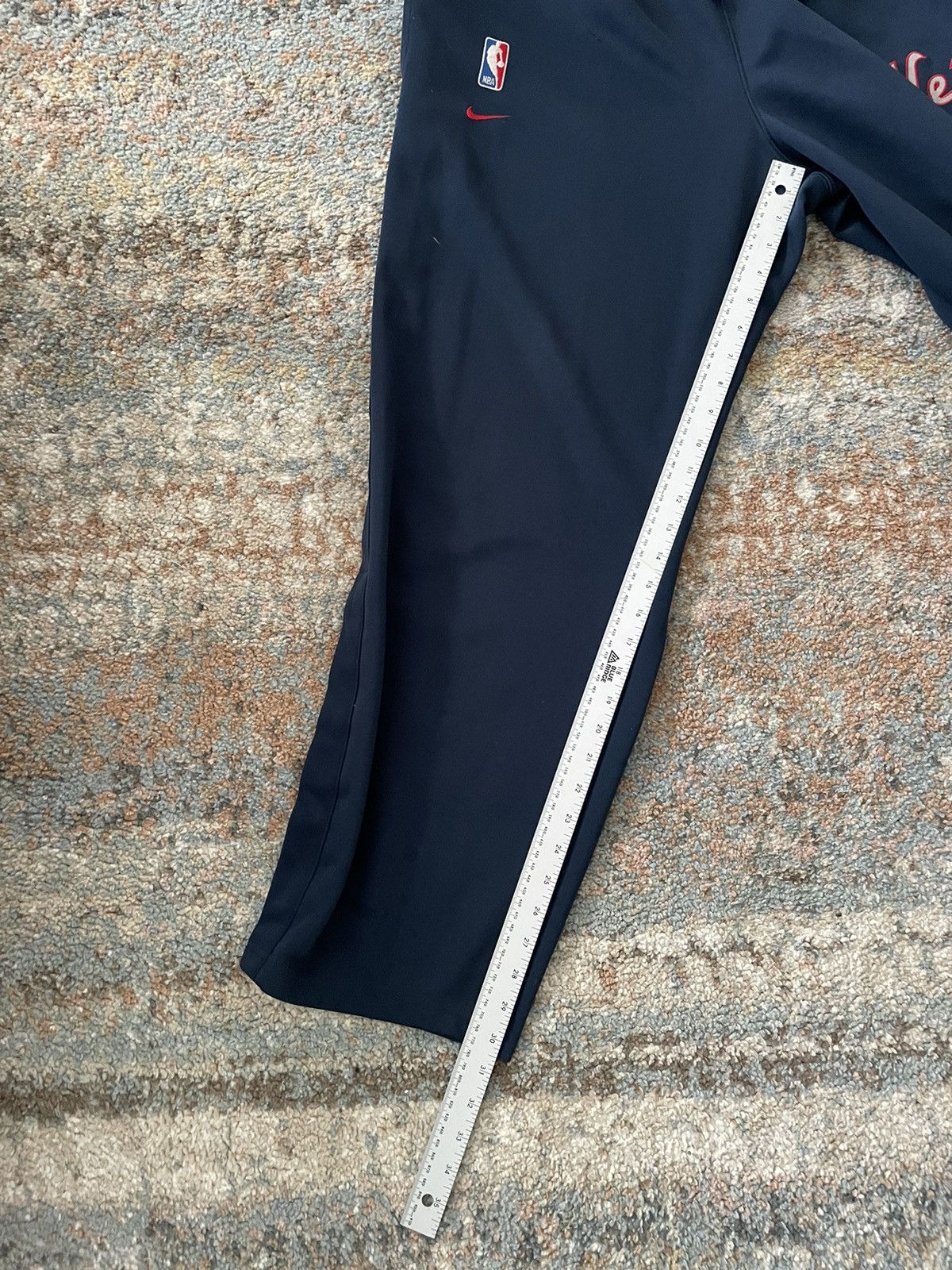 NBA × Nike × Vintage VTG Nike 2004 New Jersey Nets Sweatpants Breakaway Rare Size US 32 / EU 48 - 7 Thumbnail