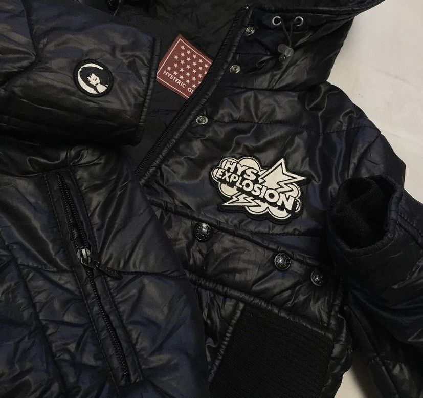 Hysteric glamour Primaloft Padded Logo Jacket retro punk