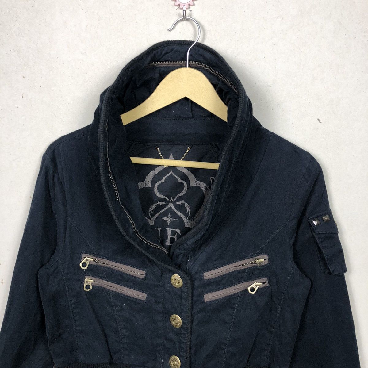 Guess × Michael Jackson × Seditionaries Avant Garde Guess Punk Goth Crop Jacket Size US M / EU 48-50 / 2 - 4 Thumbnail