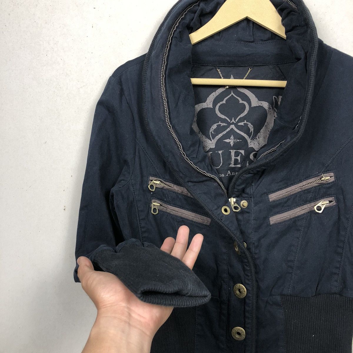 Guess × Michael Jackson × Seditionaries Avant Garde Guess Punk Goth Crop Jacket Size US M / EU 48-50 / 2 - 7 Thumbnail