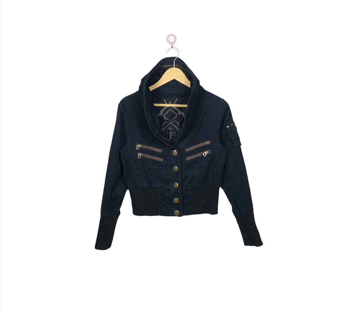 Guess × Michael Jackson × Seditionaries Avant Garde Guess Punk Goth Crop Jacket Size US M / EU 48-50 / 2 - 1 Thumbnail