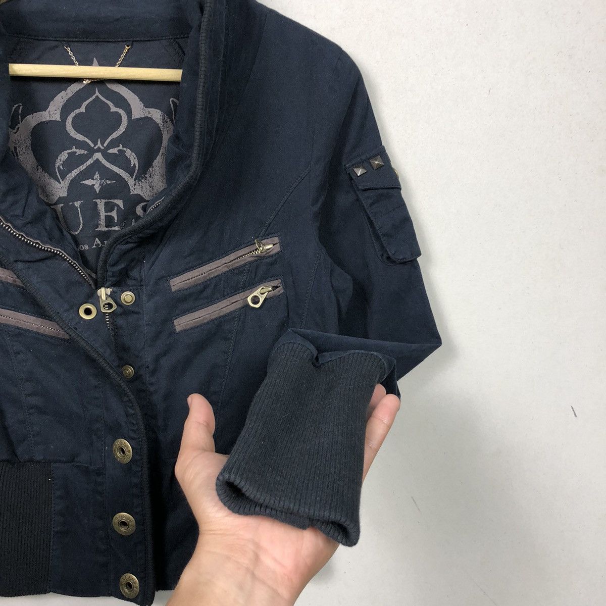 Guess × Michael Jackson × Seditionaries Avant Garde Guess Punk Goth Crop Jacket Size US M / EU 48-50 / 2 - 6 Thumbnail