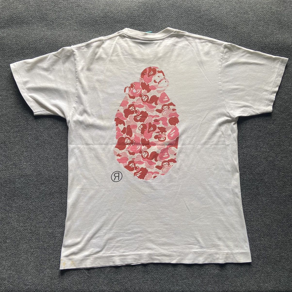 Japanese Brand × Vintage A Bathing Ape® X Baby Milo Japanese Brand Tshirt Size US L / EU 52-54 / 3 - 1 Thumbnail
