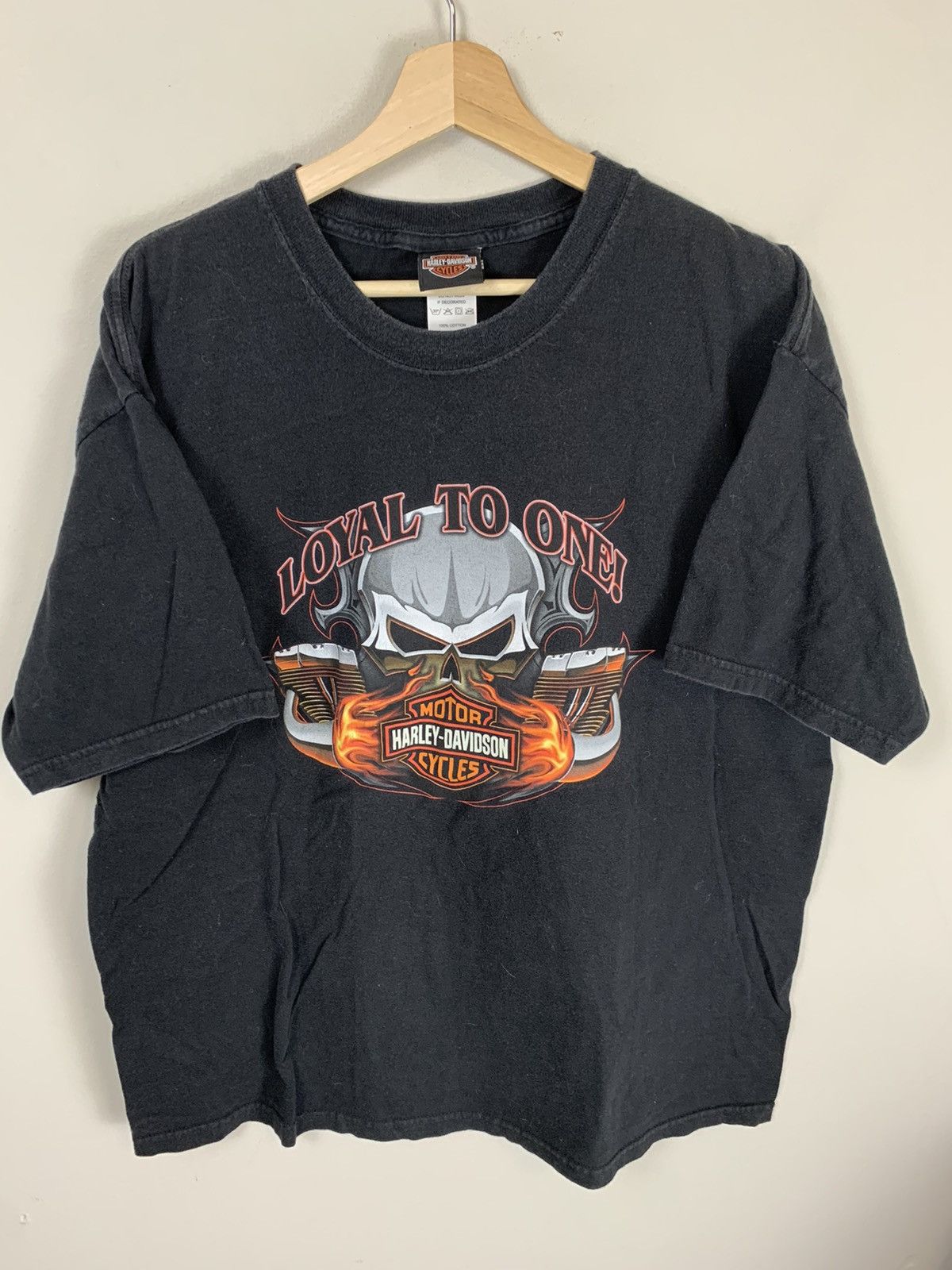 Vintage Vintage Harley Davidson Loyal To One Tee | Grailed