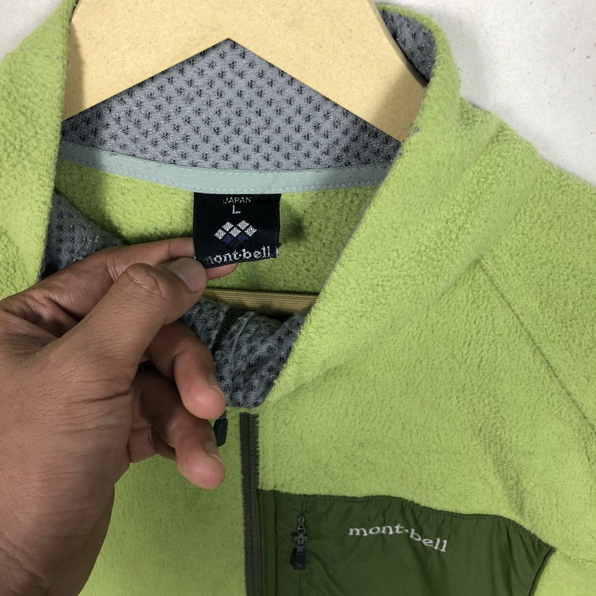 Montbell × Sports Specialties Montbell Climplus Fleece Sweater Jacket - Green Size US L / EU 52-54 / 3 - 7 Thumbnail