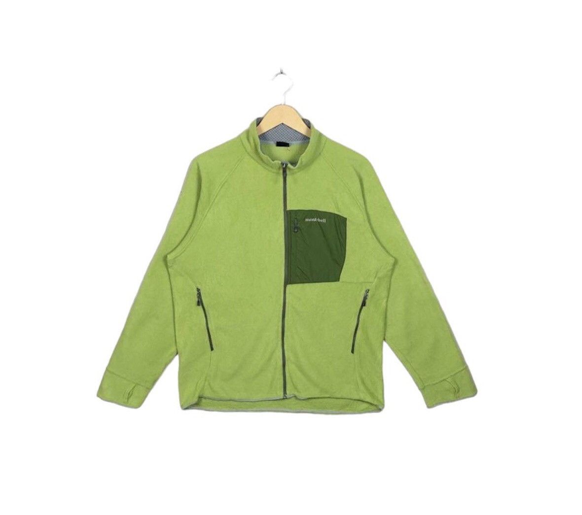 Montbell × Sports Specialties Montbell Climplus Fleece Sweater Jacket - Green Size US L / EU 52-54 / 3 - 2 Thumbnail