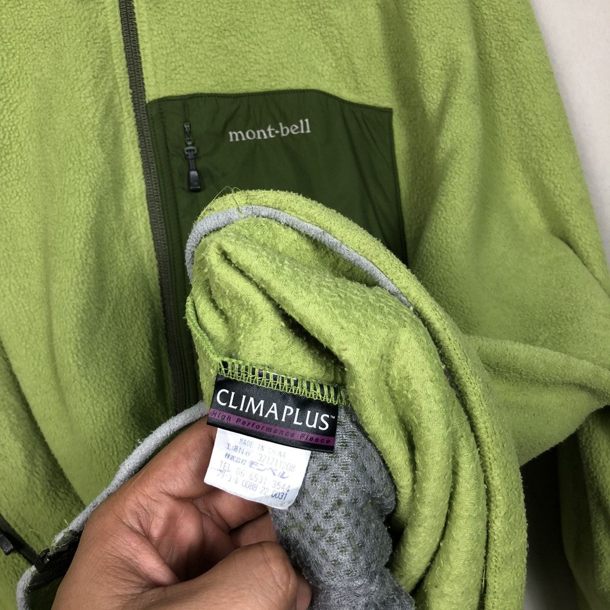 Montbell × Sports Specialties Montbell Climplus Fleece Sweater Jacket - Green Size US L / EU 52-54 / 3 - 8 Thumbnail