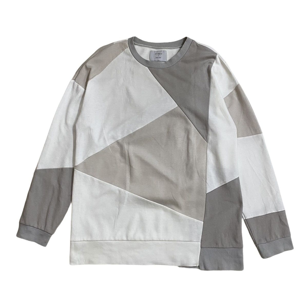 Japanese Brand Vintage Studious Japan Patchwork Long Sleeve Size US M / EU 48-50 / 2 - 1 Thumbnail