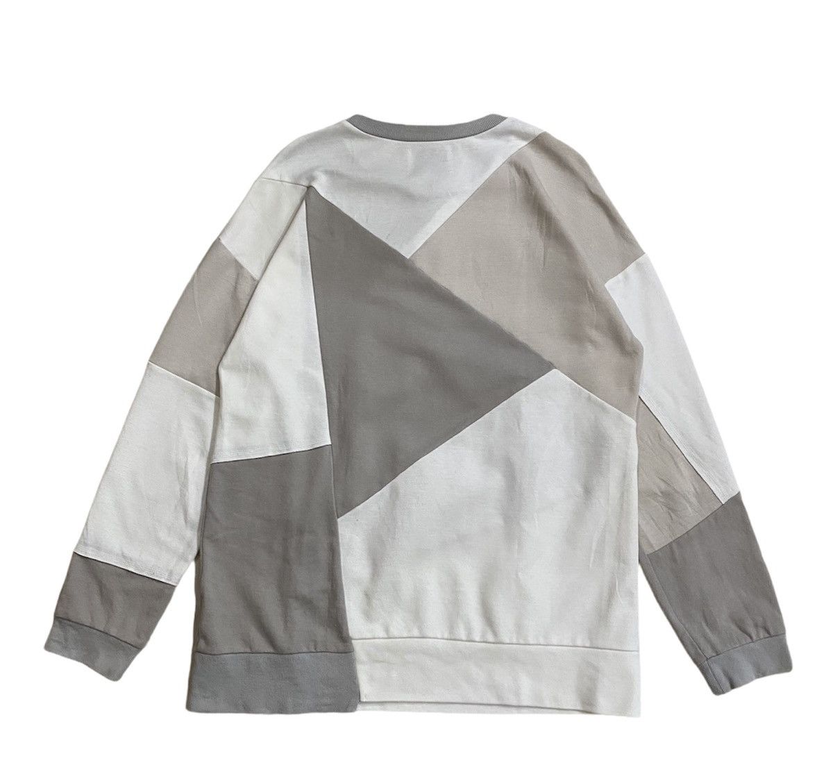 Japanese Brand Vintage Studious Japan Patchwork Long Sleeve Size US M / EU 48-50 / 2 - 2 Thumbnail