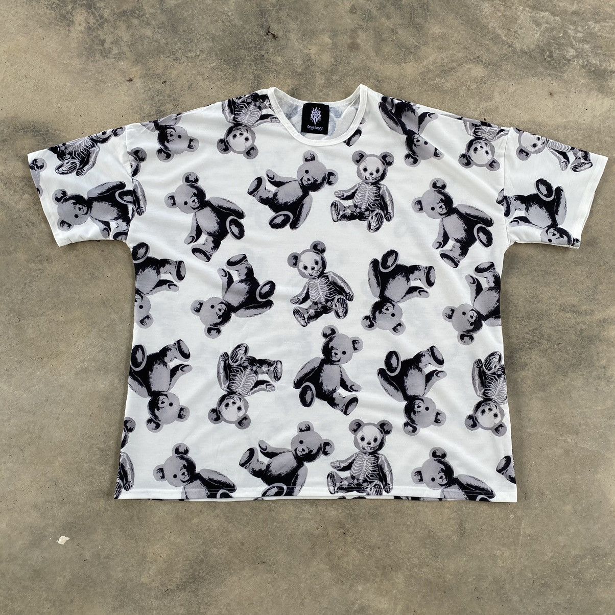 Japanese Brand Vintage Drug Honey Psycho Bear Oversized T-shirt Size US XL / EU 56 / 4 - 1 Thumbnail