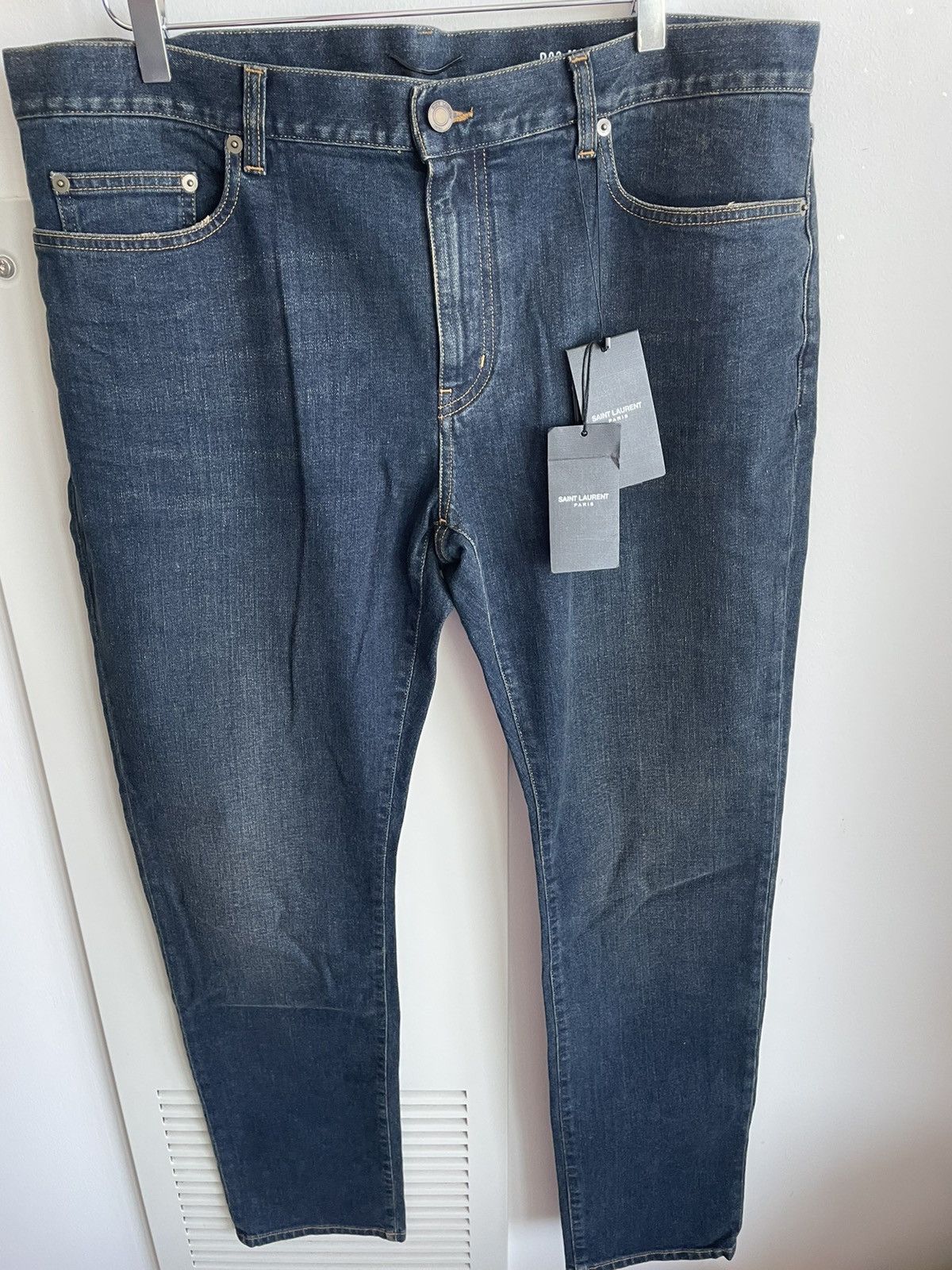 Hedi Slimane × Saint Laurent Paris × Yves Saint Laurent Brand New Super Rare 16 Runway Hedi Slimane SK LW Denim Size US 36 / EU 52 - 20 Thumbnail