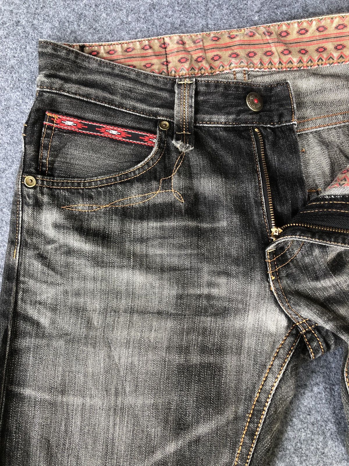 Edwin vintage’Y2k🔥EDWIN XV🔥Light Wash Black Denim Size US 32 / EU 48 - 5 Thumbnail