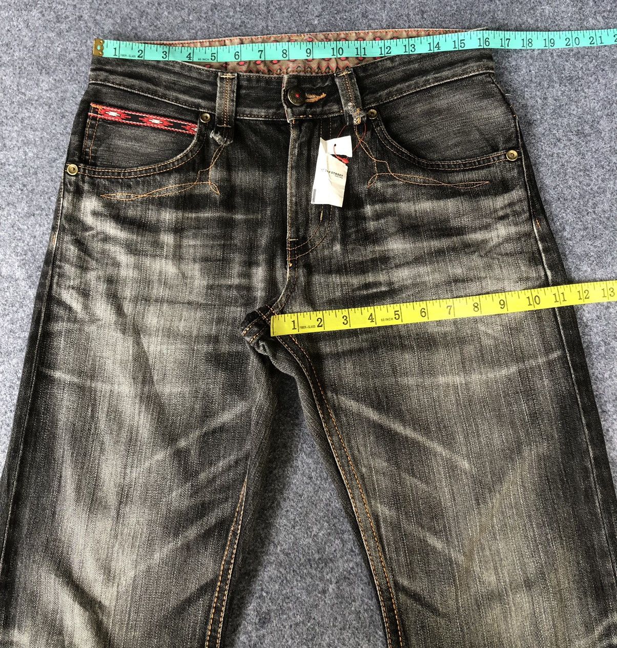 Edwin vintage’Y2k🔥EDWIN XV🔥Light Wash Black Denim Size US 32 / EU 48 - 3 Thumbnail