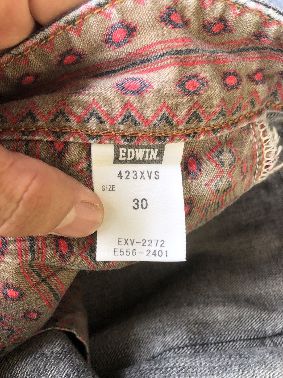Edwin vintage’Y2k🔥EDWIN XV🔥Light Wash Black Denim Size US 32 / EU 48 - 11 Thumbnail