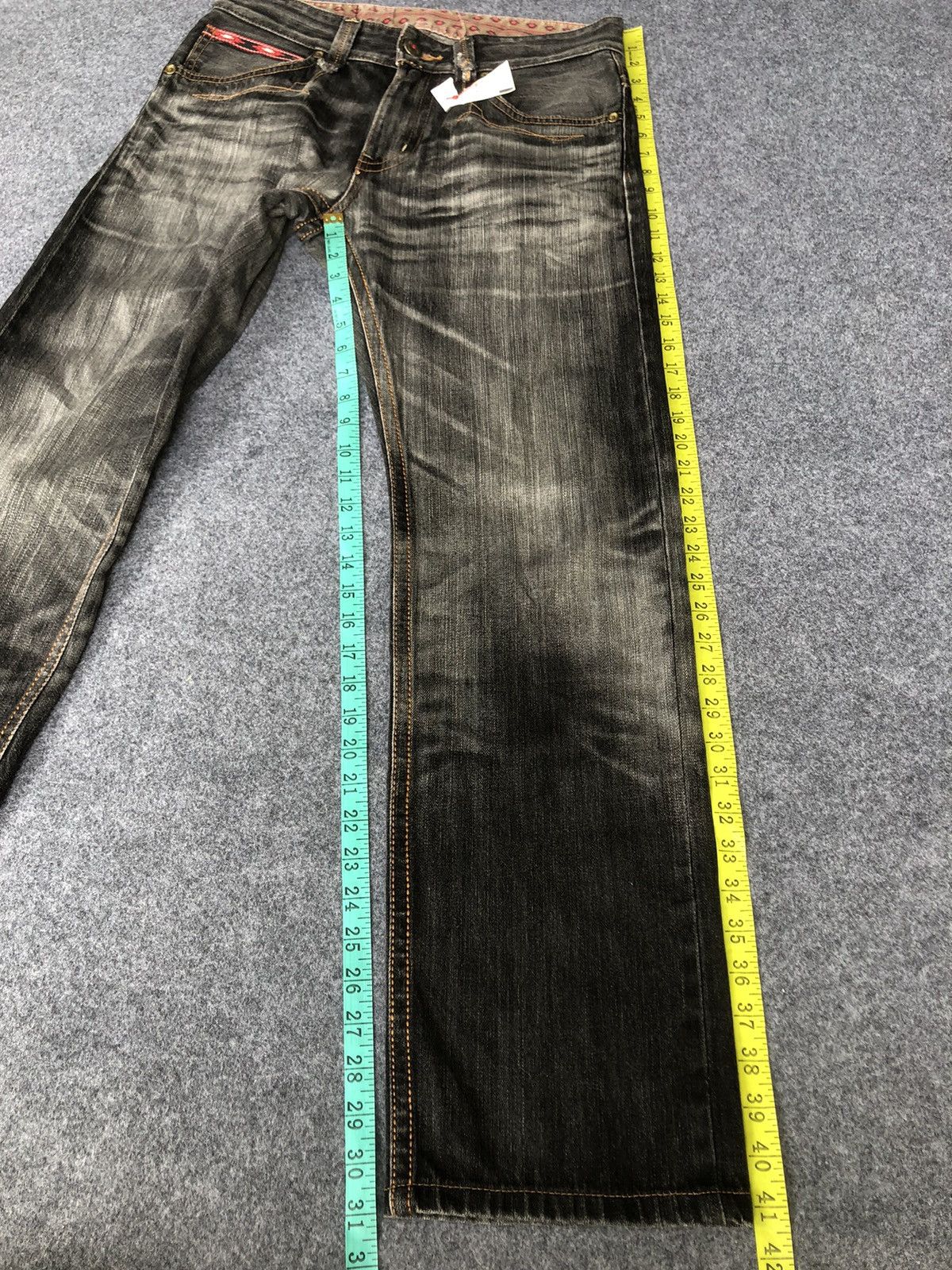 Edwin vintage’Y2k🔥EDWIN XV🔥Light Wash Black Denim Size US 32 / EU 48 - 6 Thumbnail