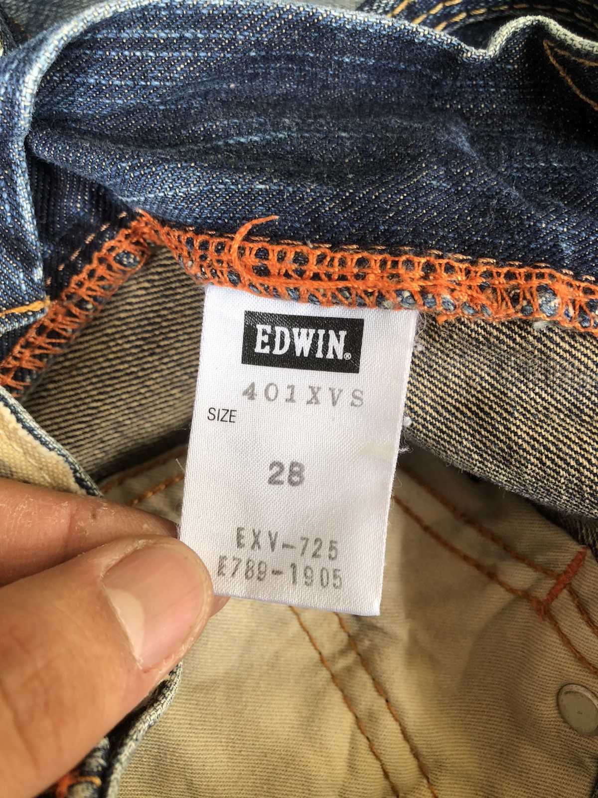 Edwin Vintage’Y2k🔥EDWIN XV-S🔥Distressed Bootcut Light Wash Denim Size US 30 / EU 46 - 12 Thumbnail