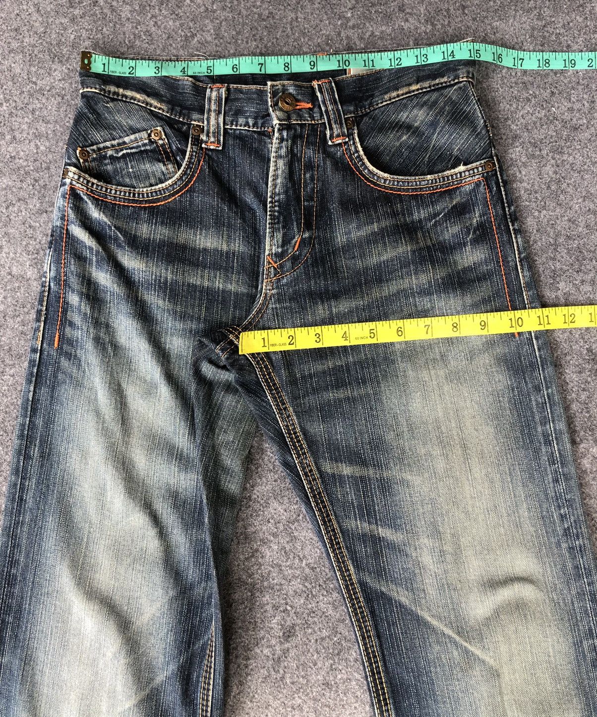 Edwin Vintage’Y2k🔥EDWIN XV-S🔥Distressed Bootcut Light Wash Denim Size US 30 / EU 46 - 3 Thumbnail