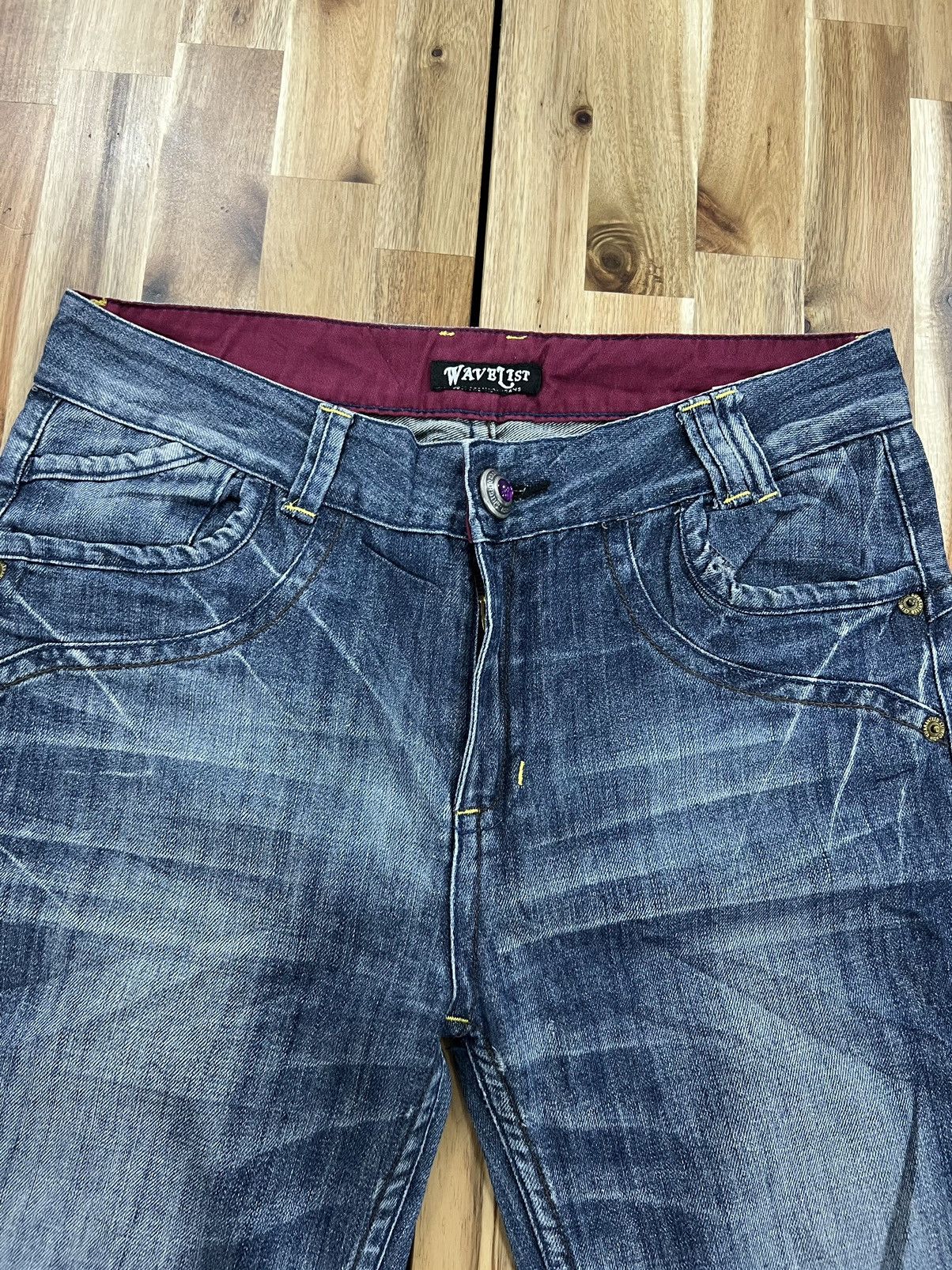 Japanese Brand Wavelist Flare Japanese Brand Denim Jeans Size US 34 / EU 50 - 5 Thumbnail