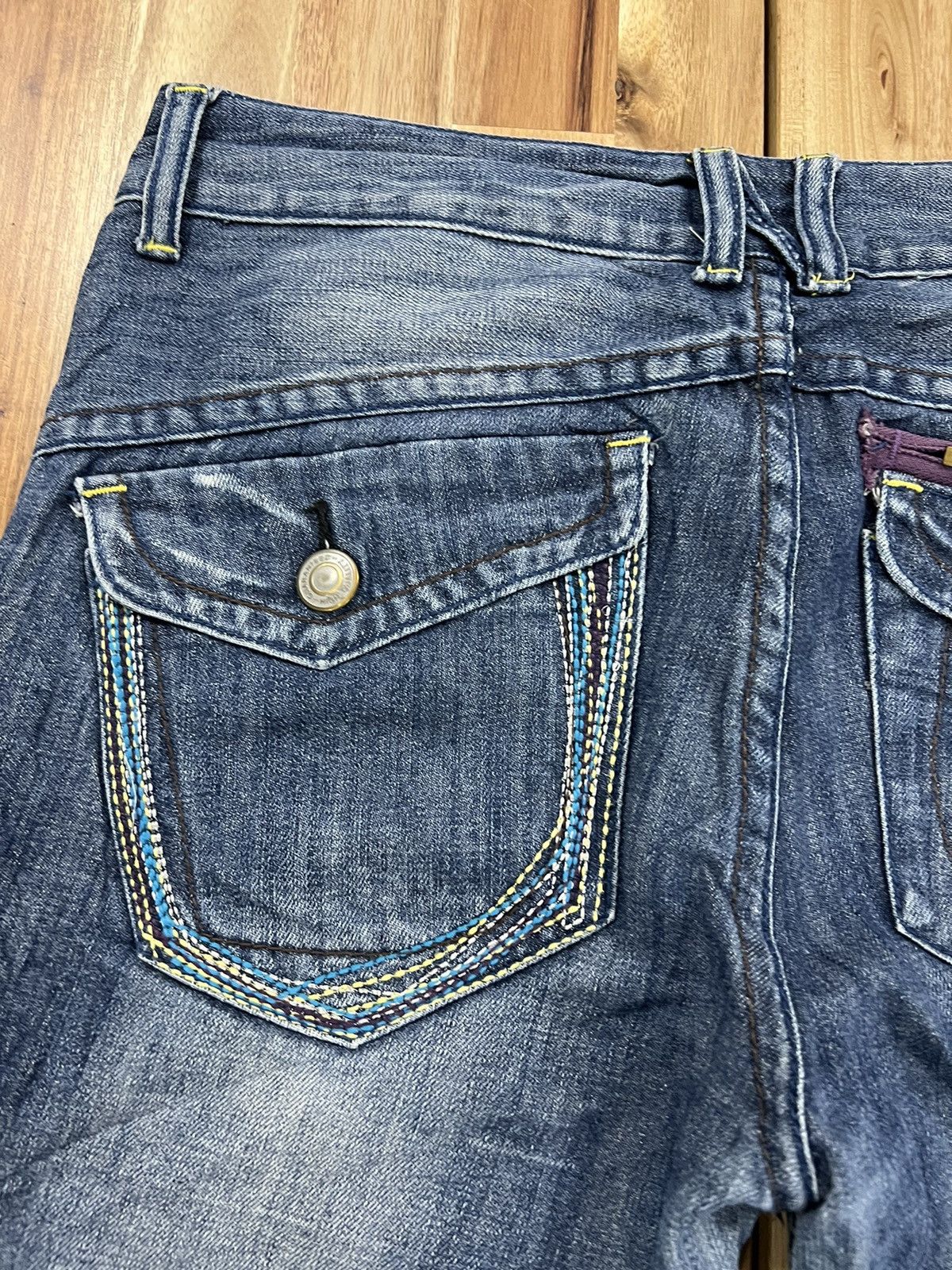Japanese Brand Wavelist Flare Japanese Brand Denim Jeans Size US 34 / EU 50 - 11 Thumbnail