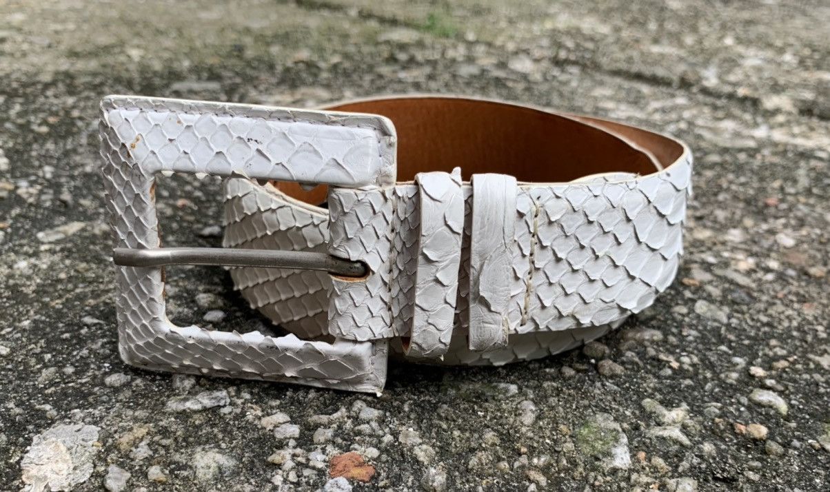 Genuine Leather × Orciani Orciani Genuine Snake Leather Belts Size ONE SIZE - 2 Thumbnail