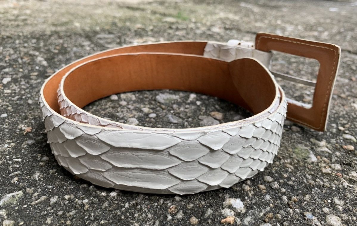 Genuine Leather × Orciani Orciani Genuine Snake Leather Belts Size ONE SIZE - 5 Thumbnail