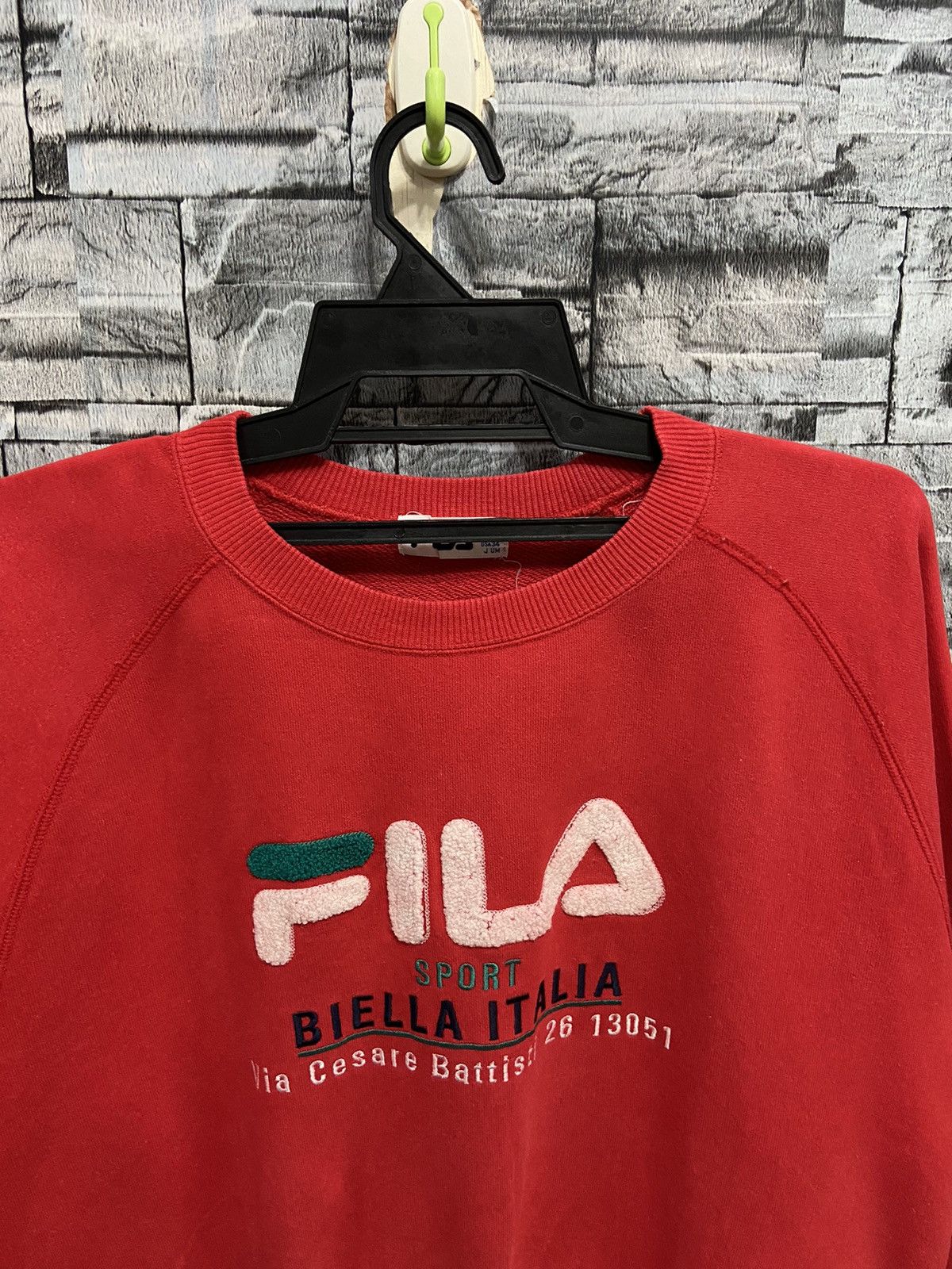 Fila Vintage Fila sweatshirt big logo embroidered fit M Size US M / EU 48-50 / 2 - 3 Thumbnail