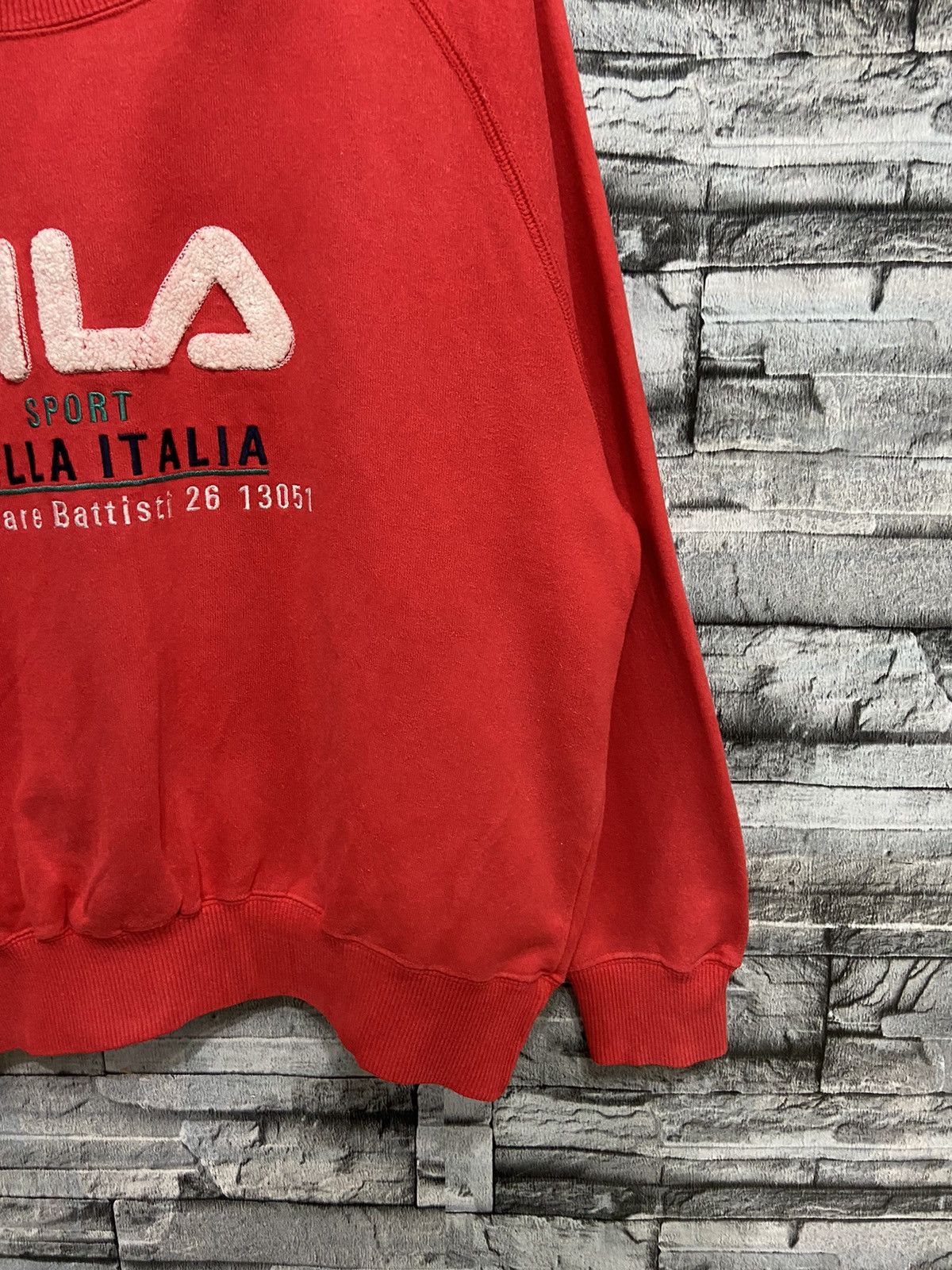 Fila Vintage Fila sweatshirt big logo embroidered fit M Size US M / EU 48-50 / 2 - 6 Thumbnail