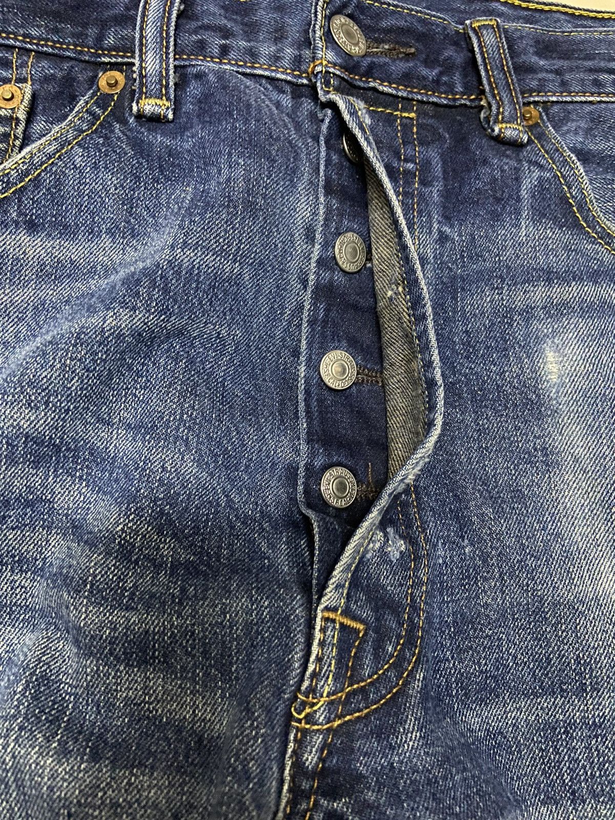 Levi's Vintage Clothing Vintage 501 Levis Jeans Denim fit W35 straight cut dark blue Size US 35 - 5 Thumbnail