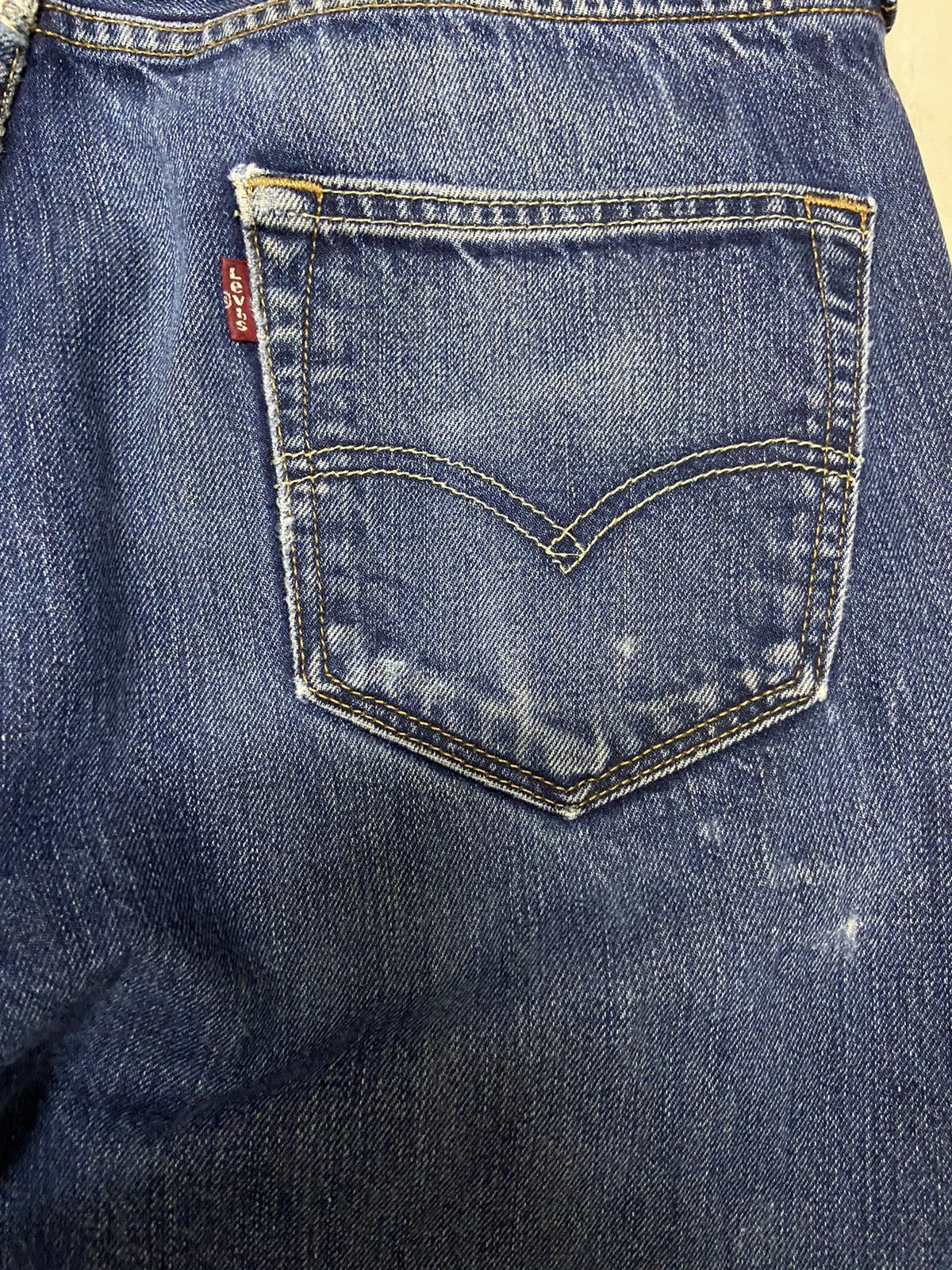 Levi's Vintage Clothing Vintage 501 Levis Jeans Denim fit W35 straight cut dark blue Size US 35 - 10 Thumbnail
