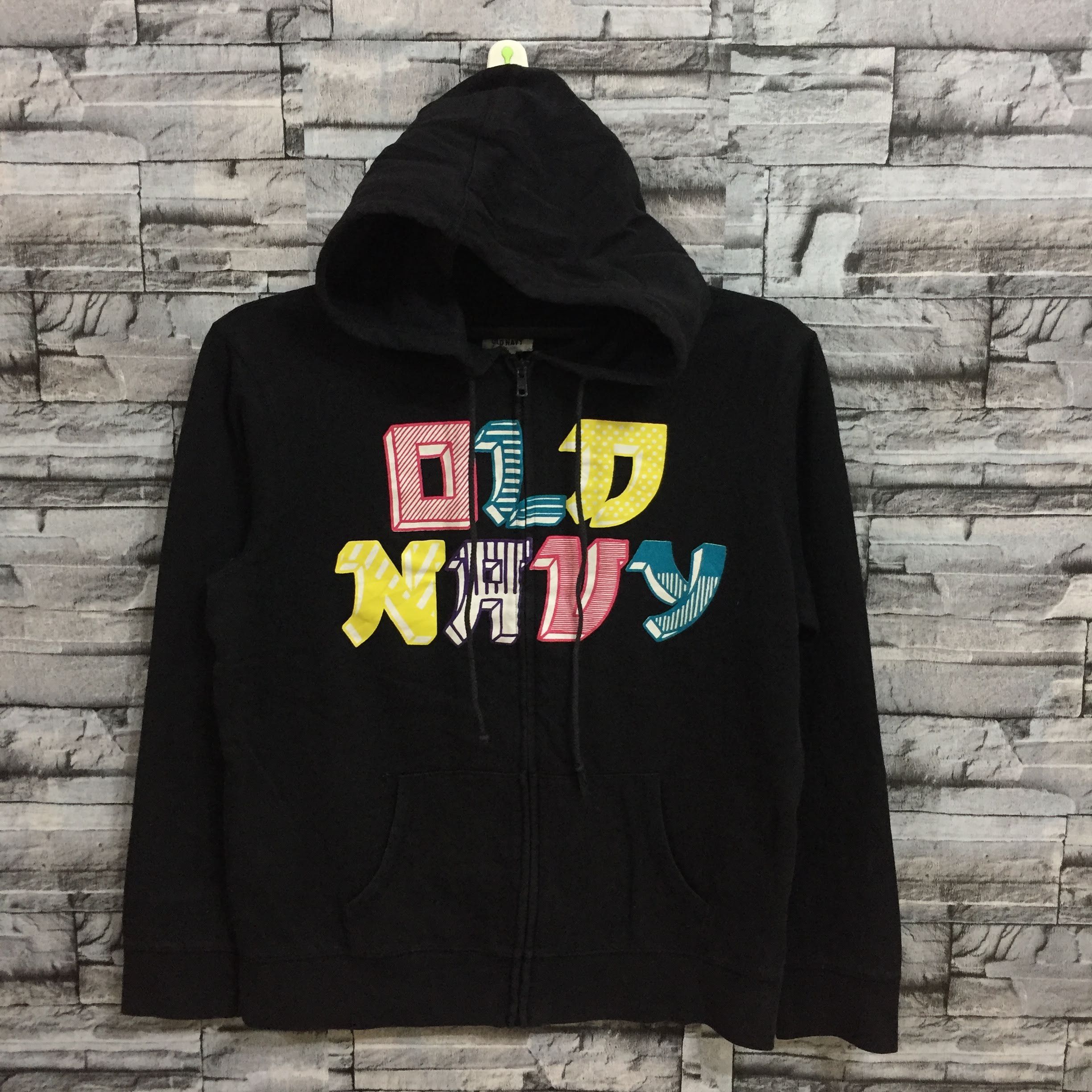 Old Navy Vintage Old Navy hoodie spellout big logo size L fit M Size US M / EU 48-50 / 2 - 2 Thumbnail