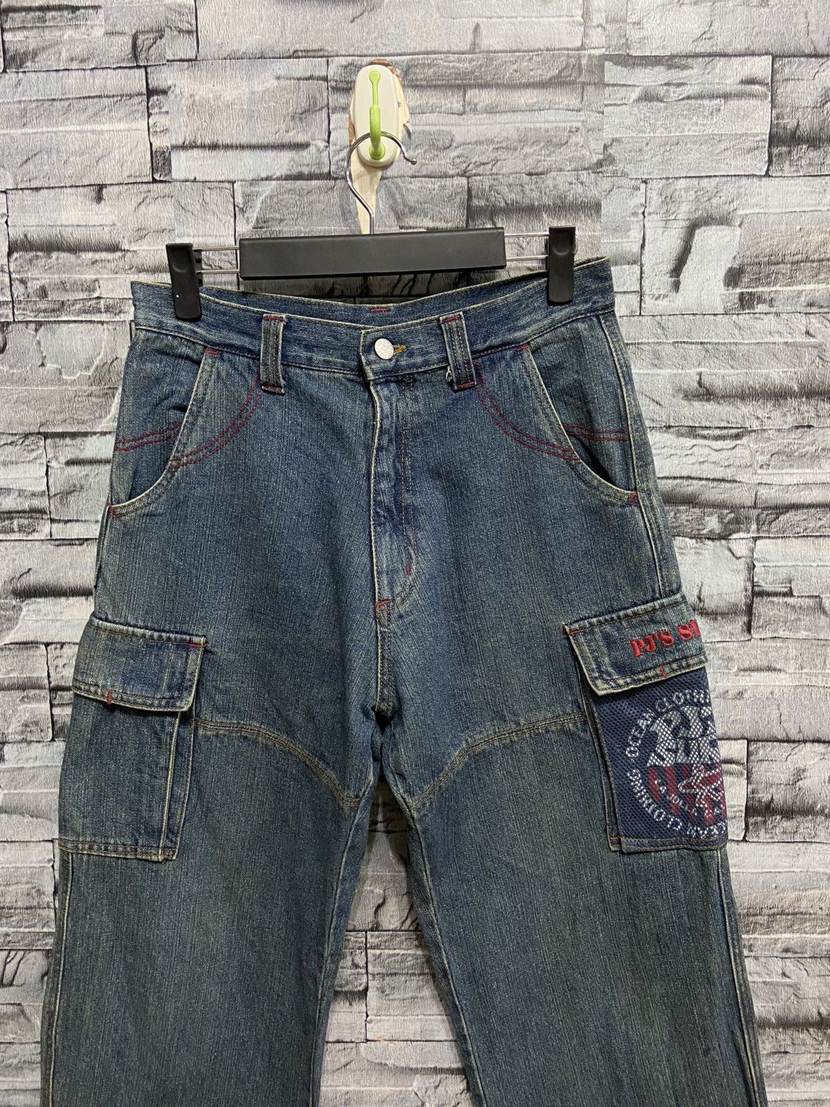 Japanese Brand Vintage Pj’s Surf workwear jeans S fit W28 straight cut Size US 28 / EU 44 - 8 Thumbnail
