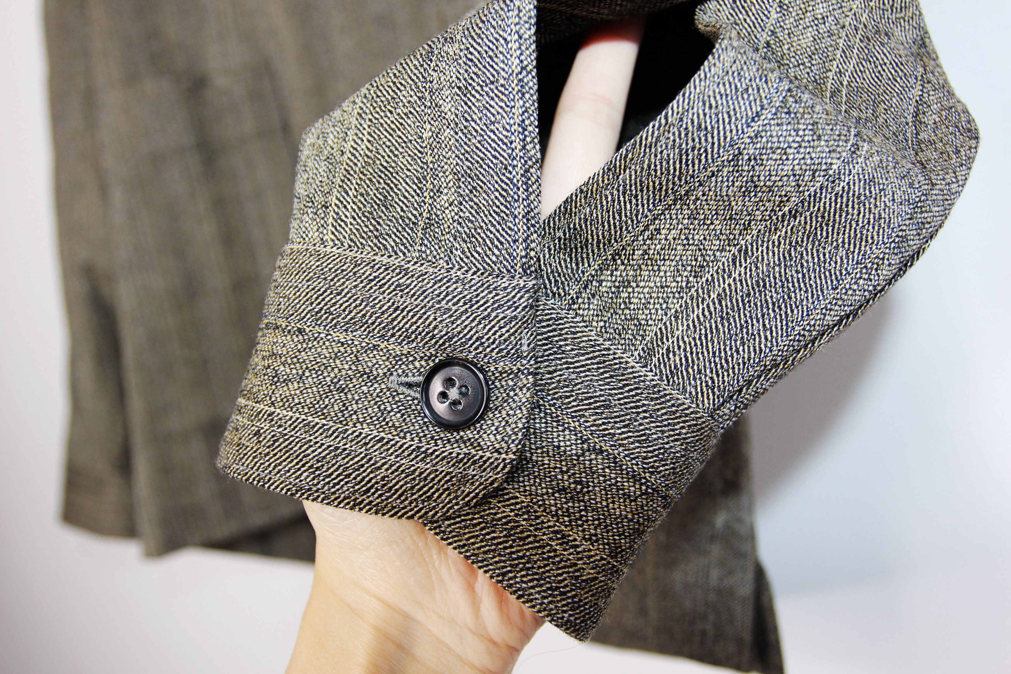 Other BNWT AW22 ECOLE DE PENSEE STRIPED WOOL GABARDINE JACKET 48 Size US M / EU 48-50 / 2 - 5 Thumbnail
