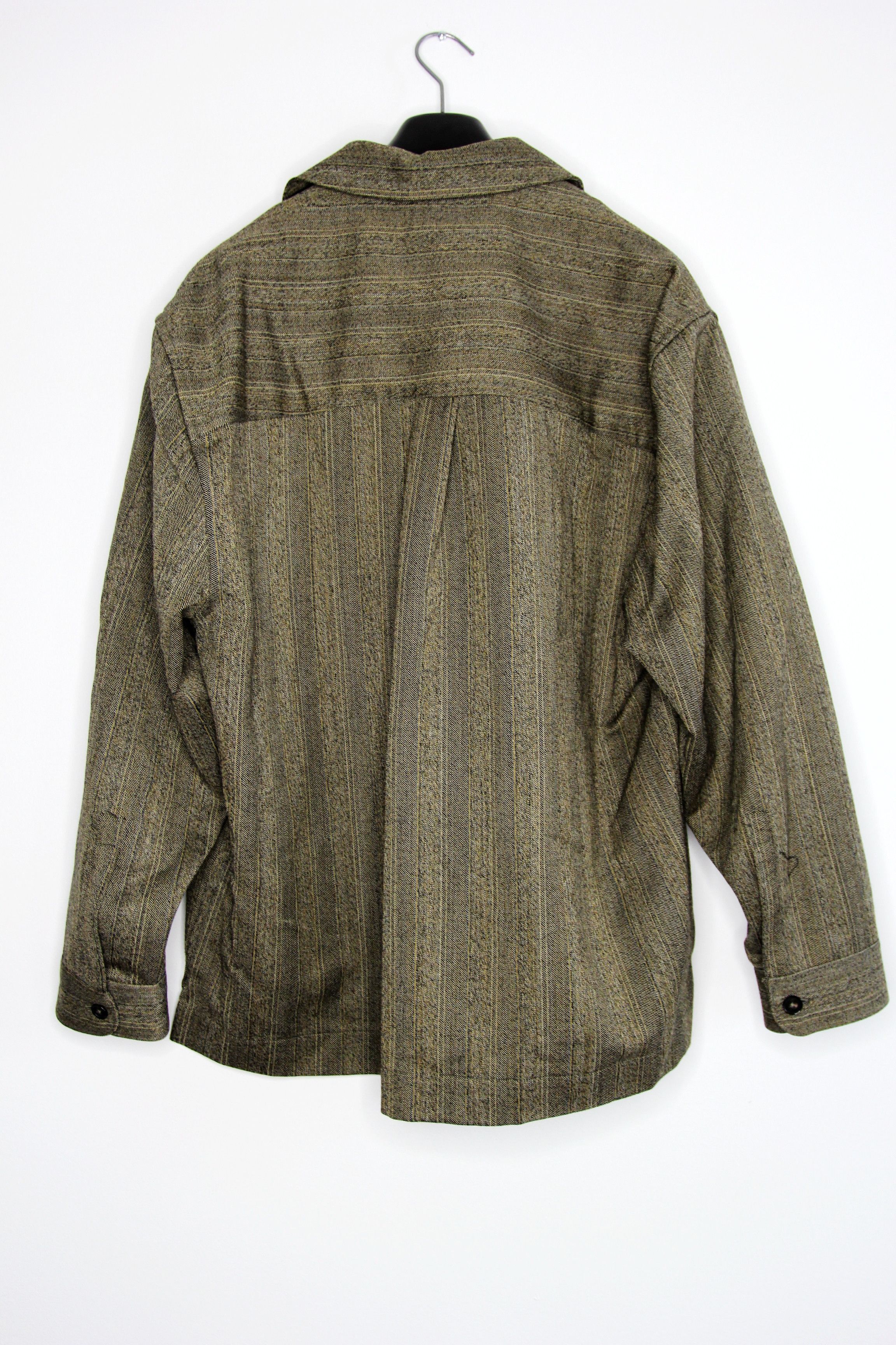 Other BNWT AW22 ECOLE DE PENSEE STRIPED WOOL GABARDINE JACKET 48 Size US M / EU 48-50 / 2 - 3 Thumbnail