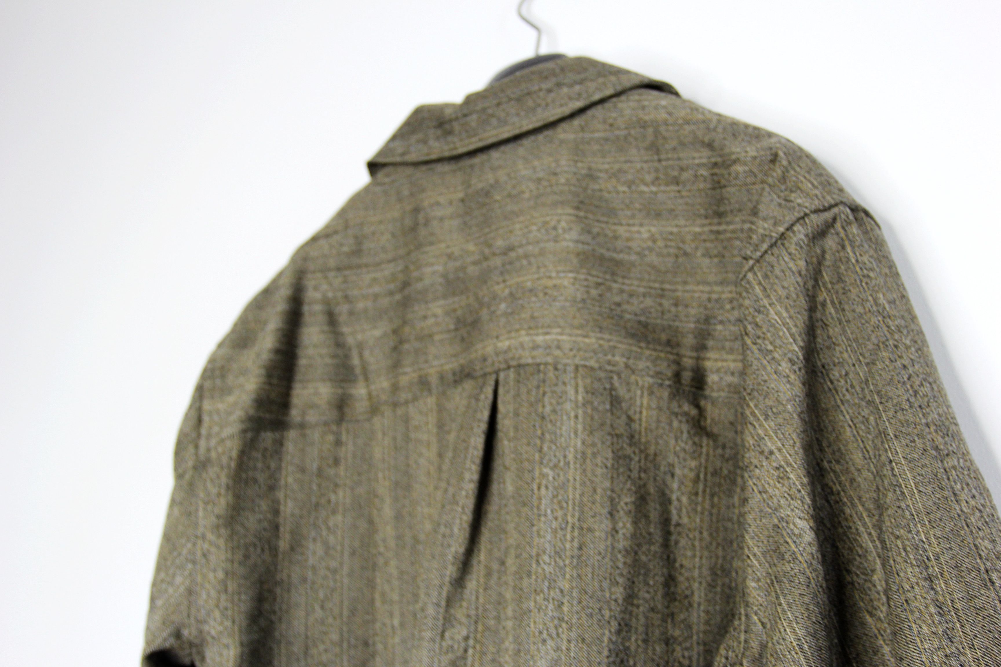 Other BNWT AW22 ECOLE DE PENSEE STRIPED WOOL GABARDINE JACKET 48 Size US M / EU 48-50 / 2 - 7 Thumbnail