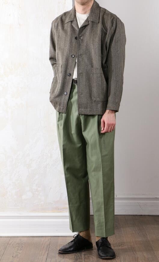 Other BNWT AW22 ECOLE DE PENSEE STRIPED WOOL GABARDINE JACKET 48 Size US M / EU 48-50 / 2 - 16 Thumbnail