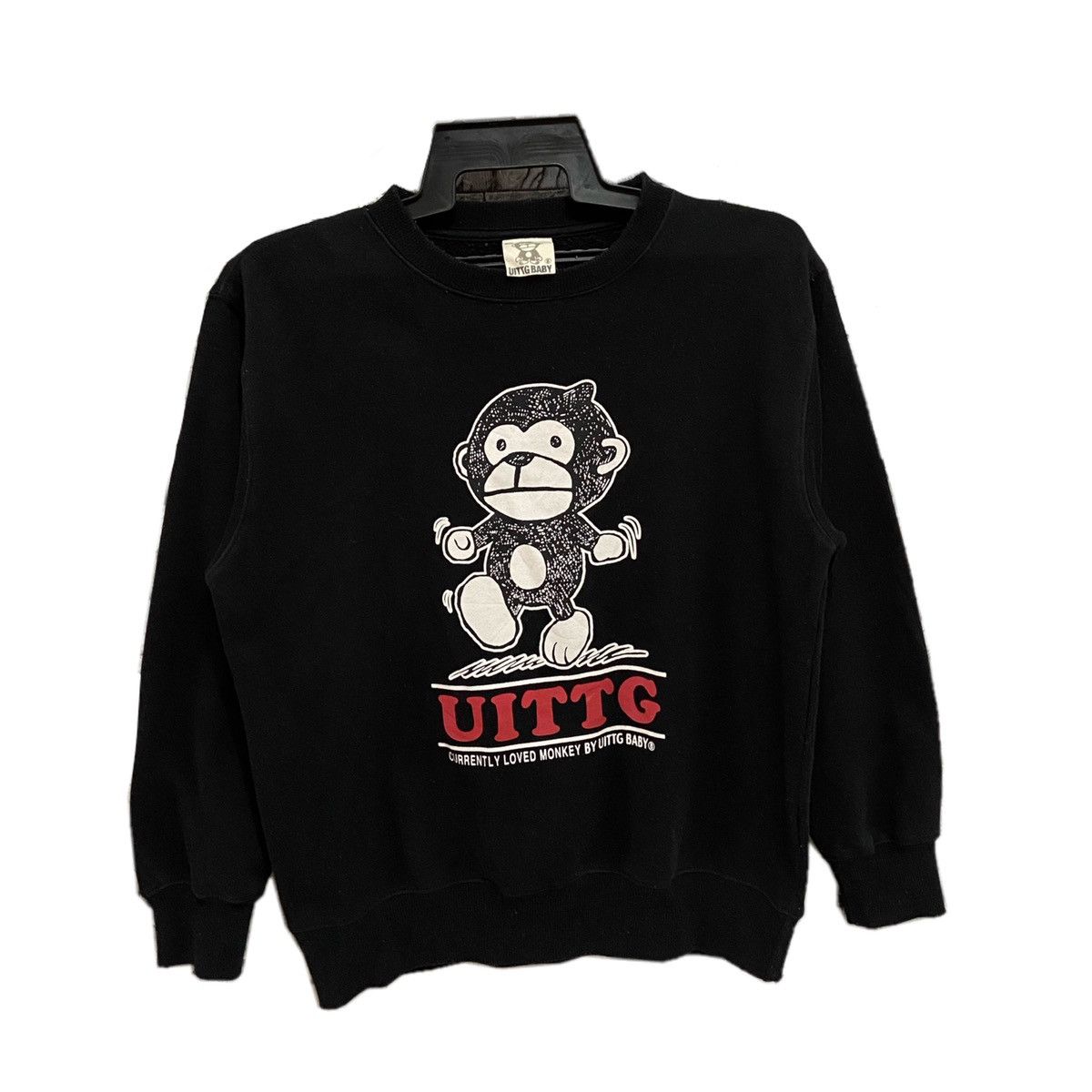 Japanese Brand UITTG Baby Monkey sweatshirt big logo anime japan Size US M / EU 48-50 / 2 - 1 Thumbnail