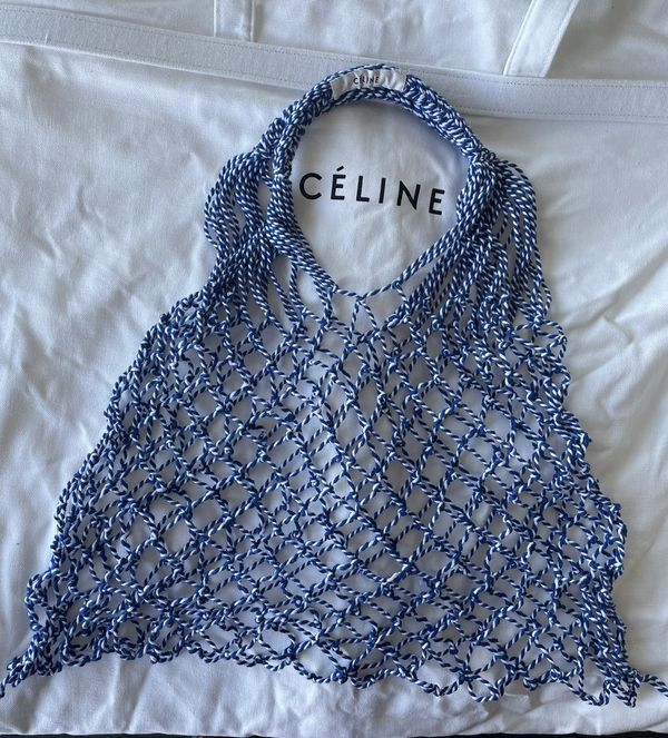 Celine deals fishnet bag