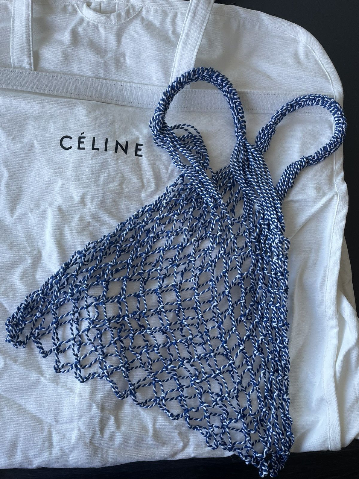 Celine Rare New Celine VIP Gift Limited Edition Fishnet Tote Bag Size ONE SIZE - 2 Thumbnail